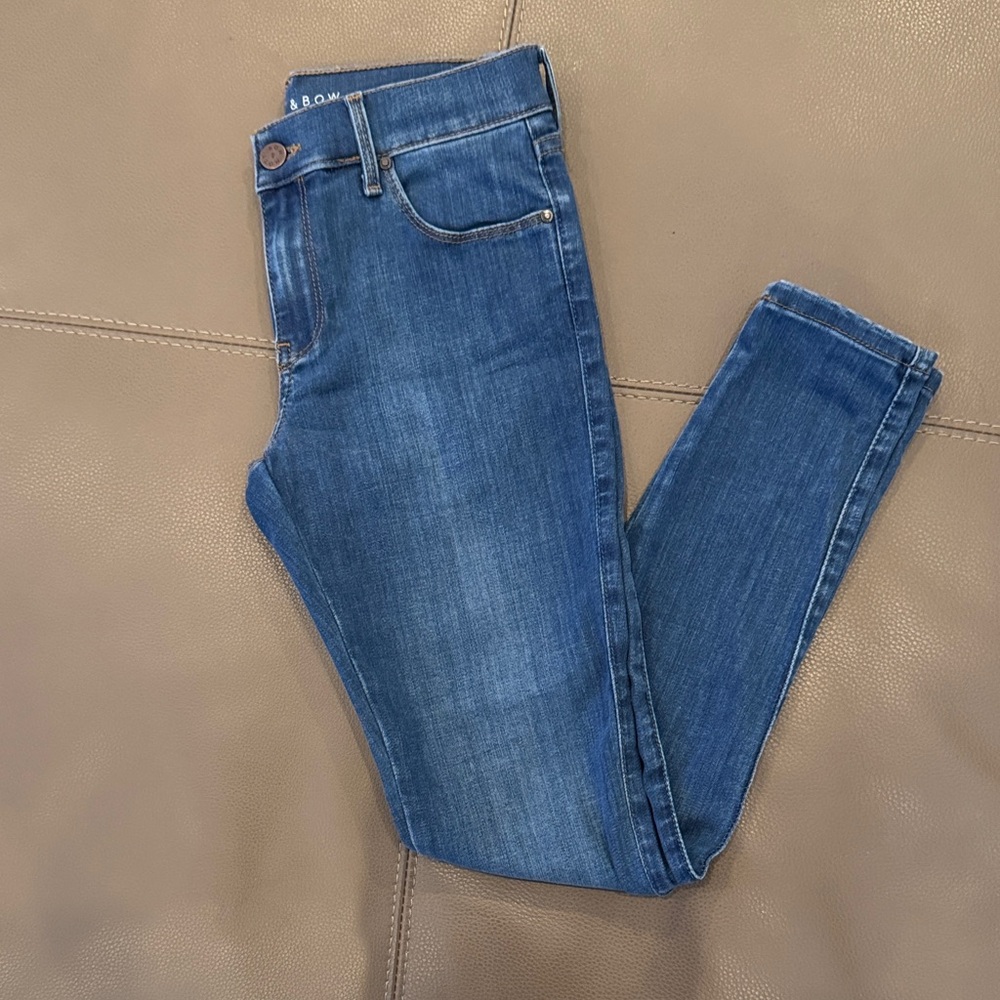 N.BOM Women's Classic Blue Skinny Jeans